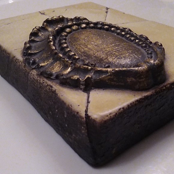 TAYGETE *Signed golden bisque, Atlantis Tile, like Sid Dickens. *Rare & Retired - Picture 3 of 12